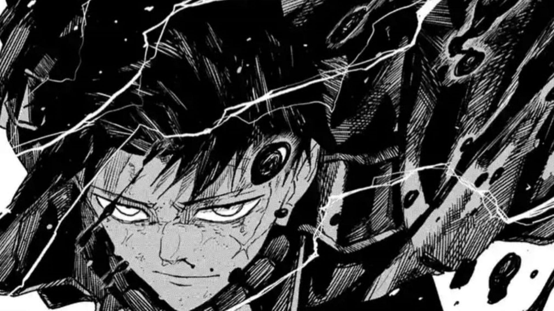 Chihiro in a full frenzy, as seen in the manga (Image via Takeru Hokazono/Shueisha)